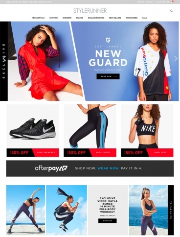 eCommerce website: Style Runner