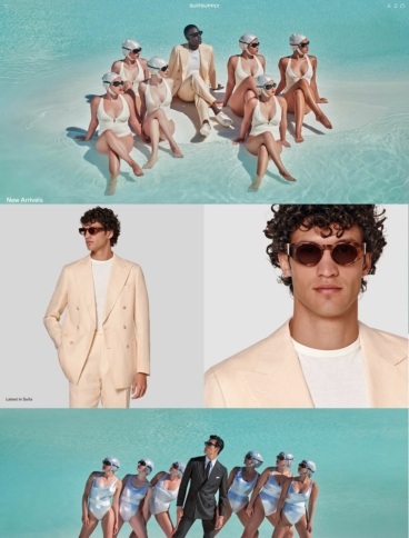 eCommerce website: Suitsupply