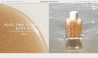 eCommerce website: Summer Fridays