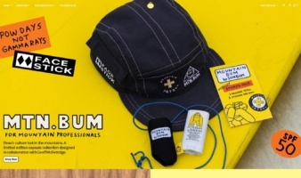 eCommerce website: Sun Bum