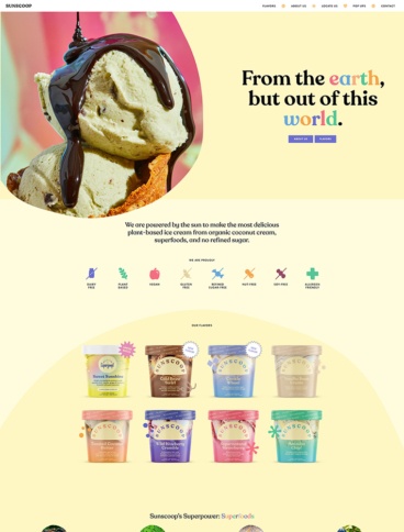 eCommerce website: Sunscoop