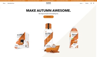 eCommerce website: Super Coffee
