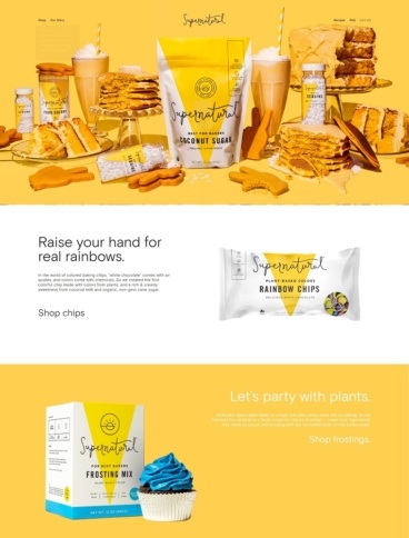 eCommerce website: Supernatural