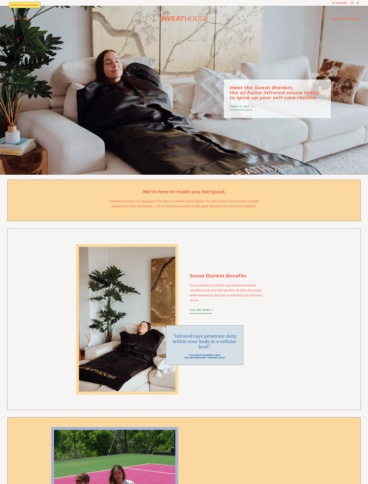 eCommerce website: SweatHouse