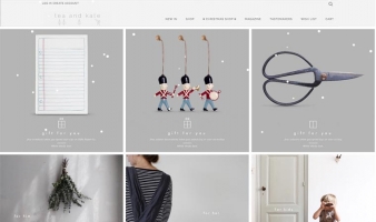 eCommerce website: Tea and Kate