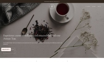 eCommerce website: Tea Associates
