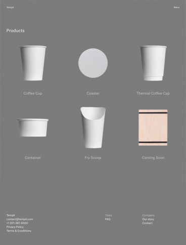 eCommerce website: Templi