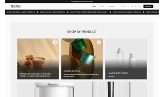 eCommerce website: Tesoro