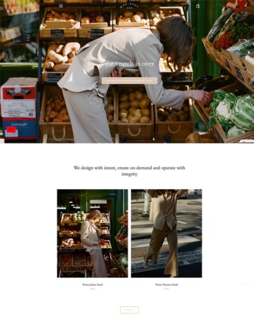 eCommerce website: The-Acey