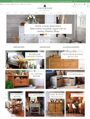 eCommerce website: The Cotswold Company