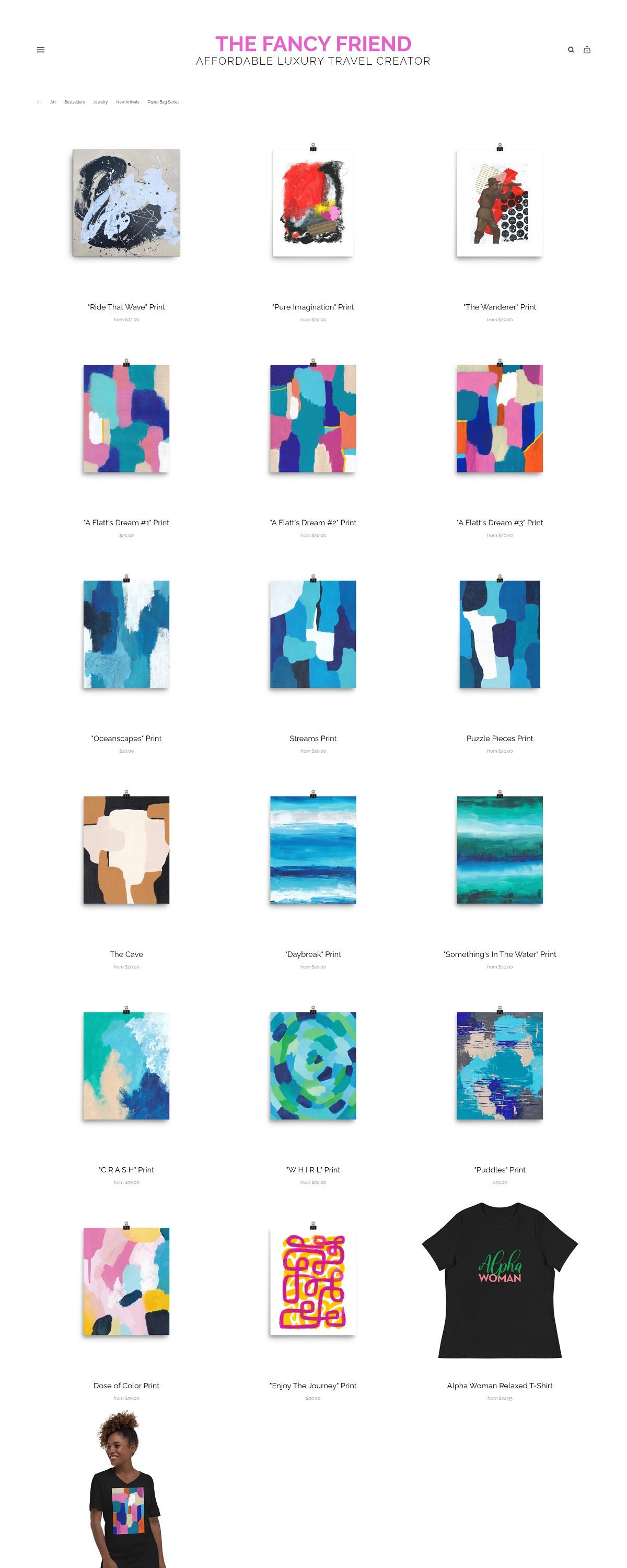 eCommerce website: The Fancy Friend