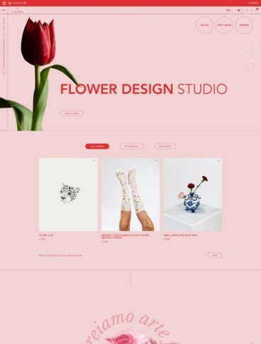 eCommerce website: ​La Fiorellaia