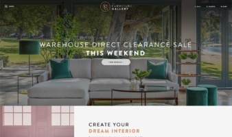 eCommerce website: The Furniture Gallery