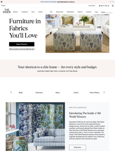 eCommerce website: The Inside