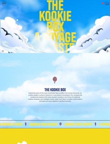 eCommerce website: The Kookie Box