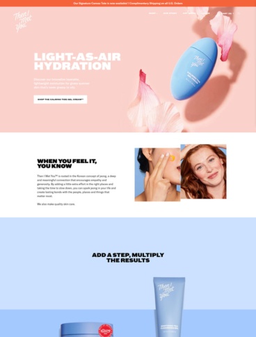 eCommerce website: Then I Met You