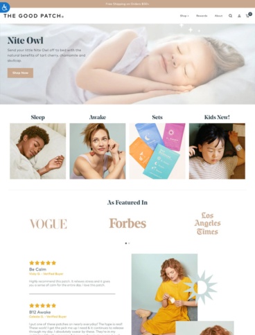 eCommerce website: The Good Patch