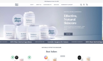 eCommerce website: Three Ships