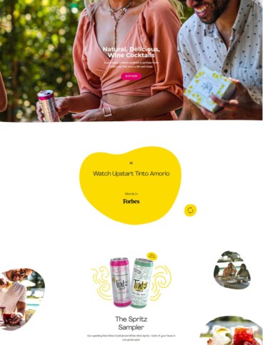 eCommerce website: Tinto Amorío