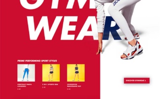 eCommerce website: Tommy Sport