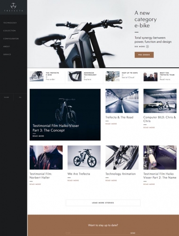 eCommerce website: Trefecta Mobility