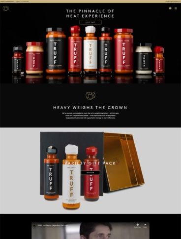 eCommerce website: Truff