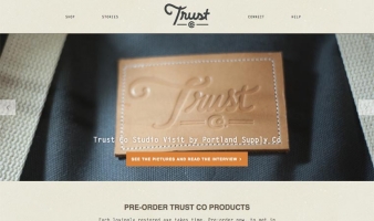 eCommerce website: Trust Co