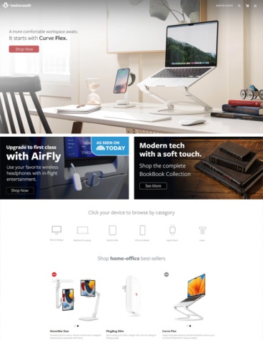 eCommerce website: Twelve South