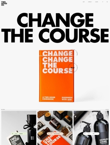 eCommerce website: Two Good Co