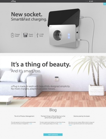 eCommerce website: u:Plug