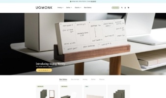 eCommerce website: Ugmonk