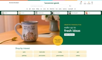 eCommerce website: UncommonGoods