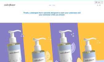 eCommerce website: Undershower