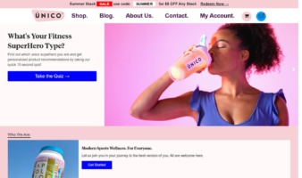 eCommerce website: Unico