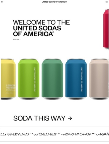 eCommerce website: United Sodas