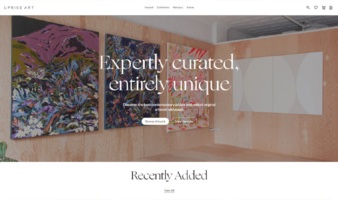 eCommerce website: Uprise Art
