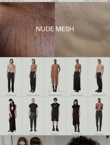 eCommerce website: UY Studio