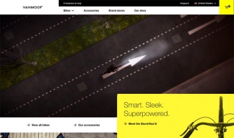 eCommerce website: Vanmoof