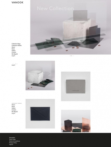 eCommerce website: VANOOK