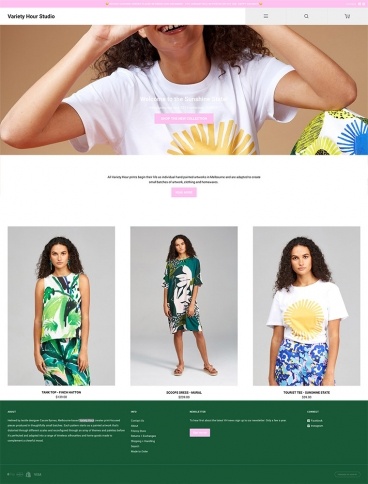 eCommerce website: Variety Hour