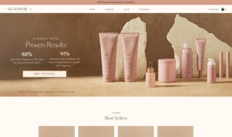 eCommerce website: Vegamour