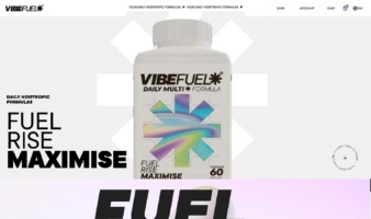 eCommerce website: VibeFuel