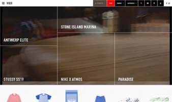 eCommerce website: VIER ANTWERP