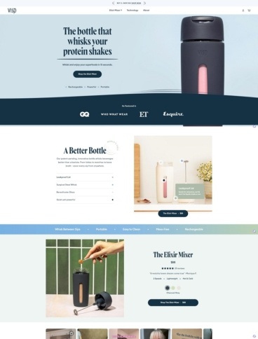 eCommerce website: Visp