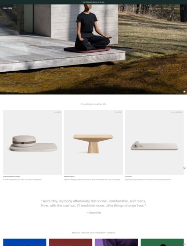 eCommerce website: Walden