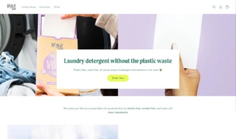 eCommerce website: Washland