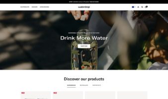 eCommerce website: Waterdrop