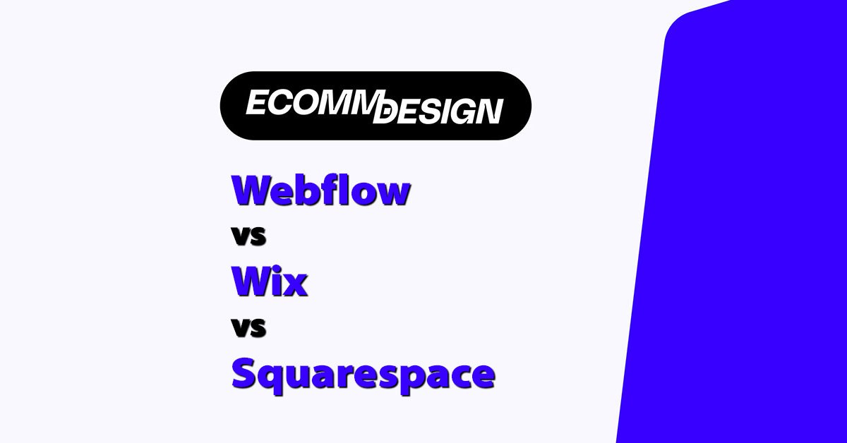 webflow vs wix vs squarespace