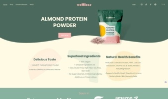 eCommerce website: Wellious