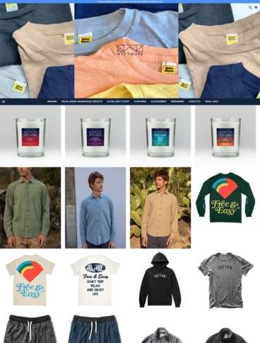 eCommerce website: WITTMORE